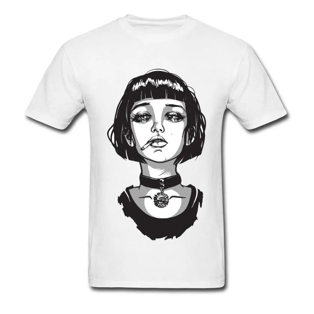StreetCasual Short Sleeve Tees Summer/Autumn Latest O-Neck Pure Cotton Tee-Shirt Men T-shirts mathilda-Leon-The-Professional  mathilda-Leon-The-Professional white