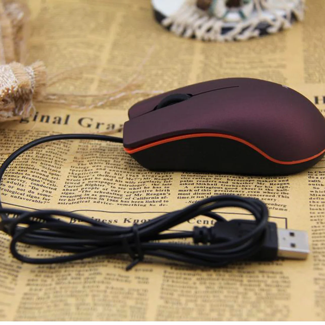 

NOYOKERE Newest Mini Cute Wired Mouse USB 2.0 Pro Office Mouse Optical Mice For Computer PC Mini Pro Gaming mouse