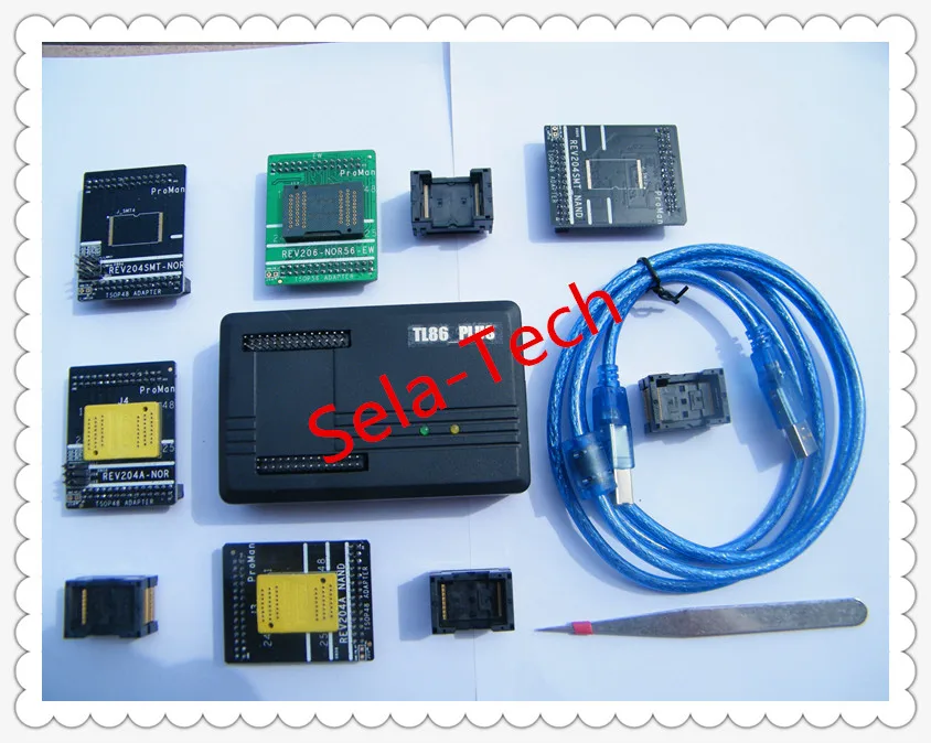

Free shipping NAND ProMan Professional flash programmer repair tool copy NAND FLASH data recovery, +TSOP56 adapter