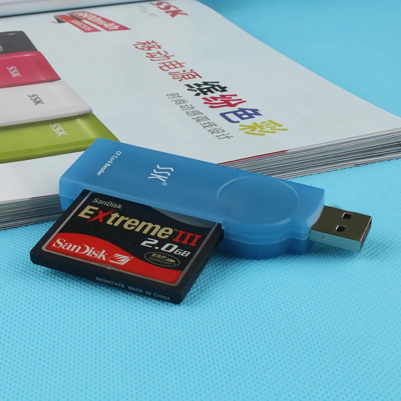 2017 прямые продажи реальное одиночное Usb устройство для чтения карт памяти Ssk Usb2.0