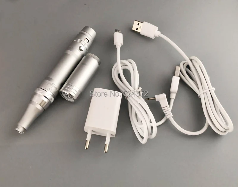  Silver Professional Cartridges Needles Makeup pen Rechargeable battery permanent makeup machine