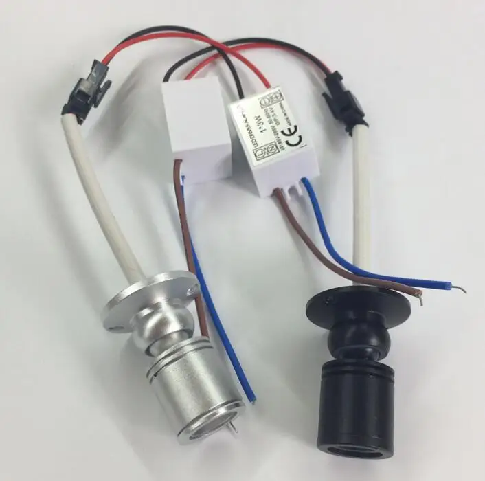 Мини 1 Вт 3 Вт Светодиодный точечный светильник ed светильник AC85-265V белый или теплый белый шкаф светодиодный светильник