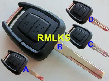

RMLKS 2 Buttons Uncut Blade Car Remote Car Key Cover Case Shell Flip Fob Styling For Vauxhall Opel Vectra Astra For Omega