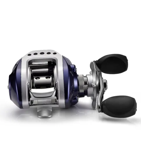 Carretel da Carcaça de Isca de Pesca Força de Travagem Pesca em Água Bobinas de Metal 10 + 1b Isca Baitcast Proporção 1 Rolamento Boa Qualidade Salgada Lv100 6.3: