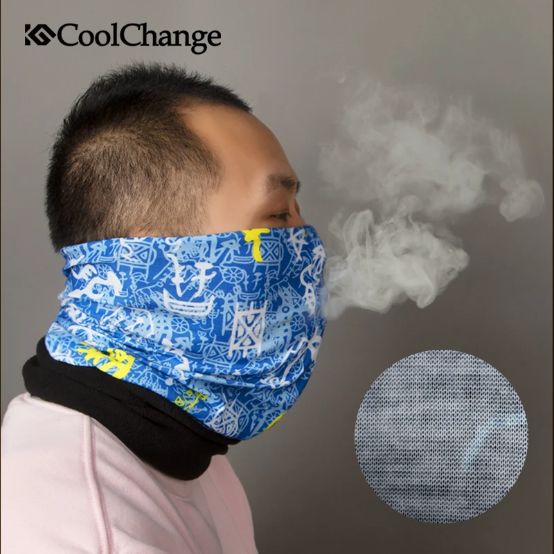Buy 2 Gift 1CoolChange Cycling Bandana Windproof Winter Sports Bicycle Headscarf Thick Neck Warmer Bandanas MTB Bike Equipments