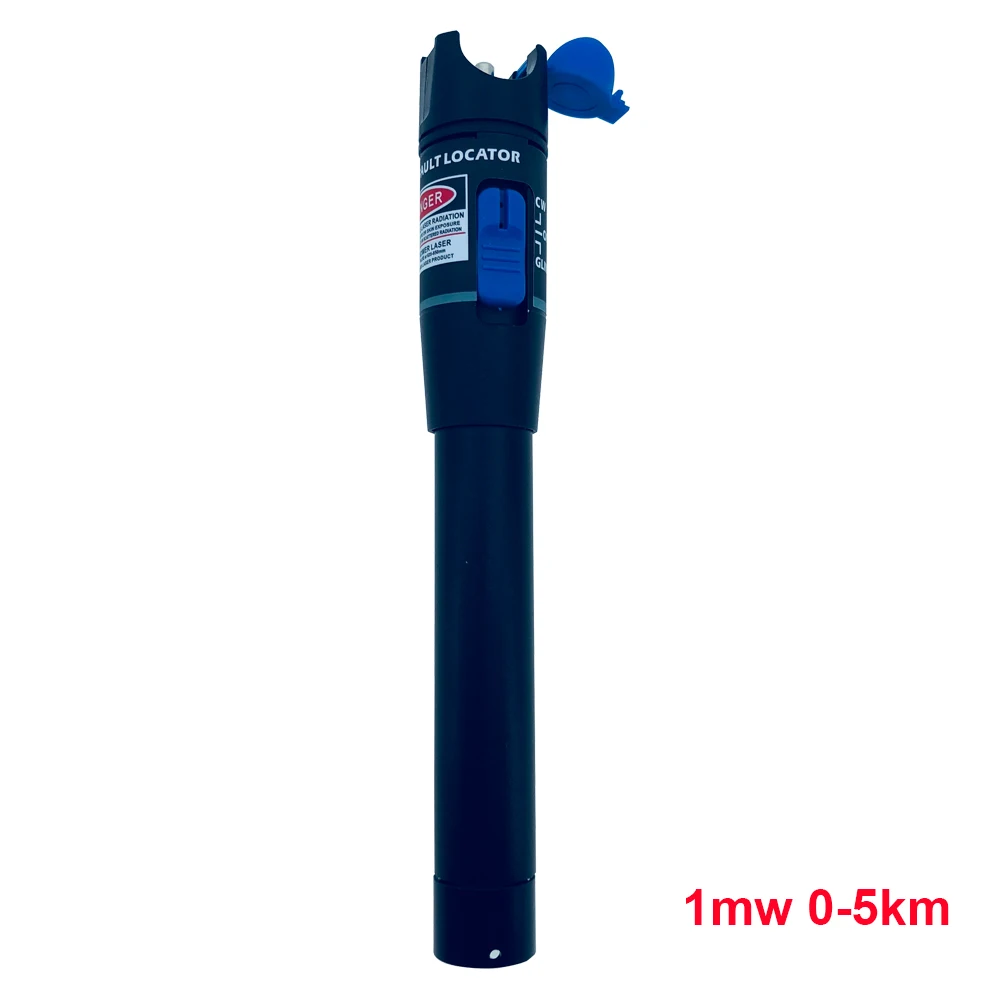 

1mw Visual Fault Locator 5KM Red Light Laser Source Fiber Optic Cable Tester SC/FC/ST Connector Pen-Type with VFL Meter 650nm