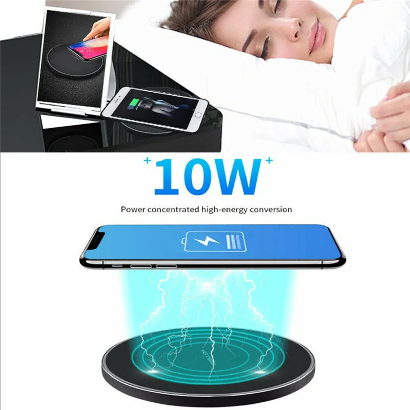 

Fast Charging Qi Portable Wireless Charger for Samsung Galaxy S8 S9 Plus S7 Edge Note 8 X and Iphone and The Others