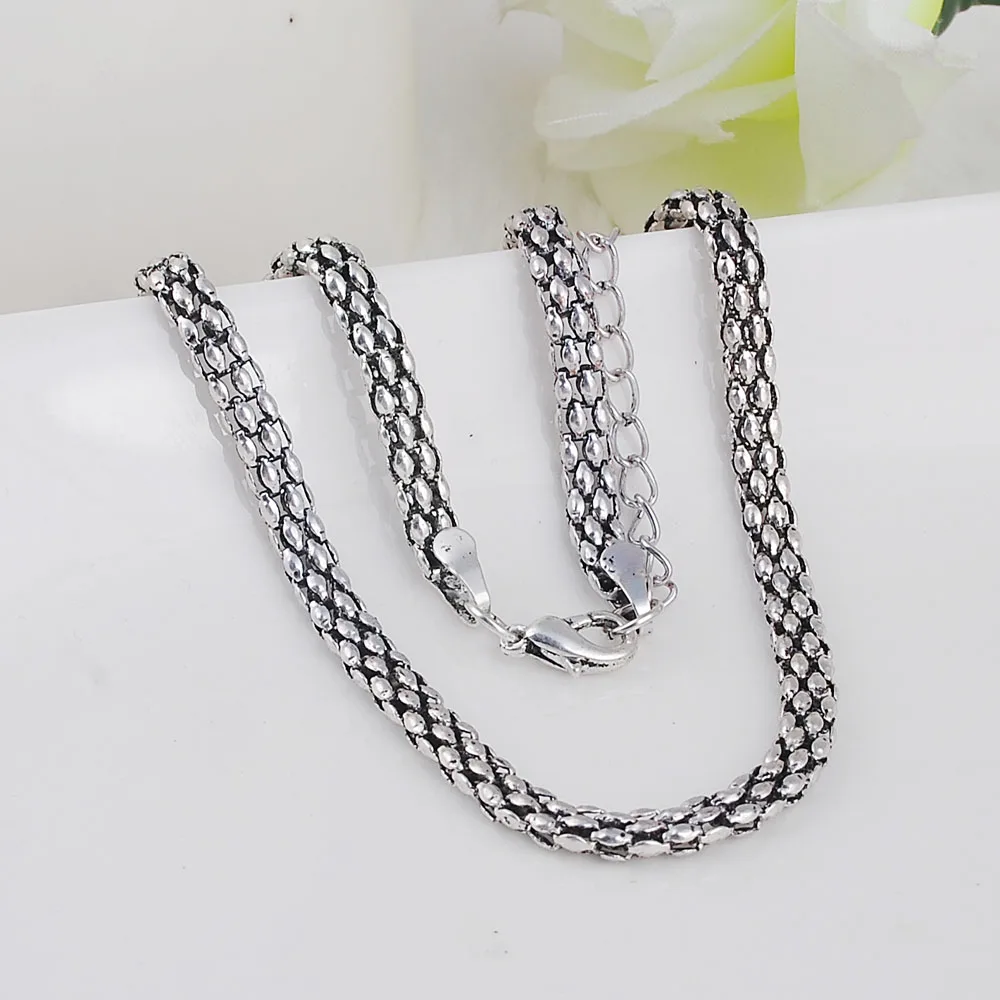 Ожерелье для женщин и мужчин классическое ювелирное изделие плоская цепочка 0 5