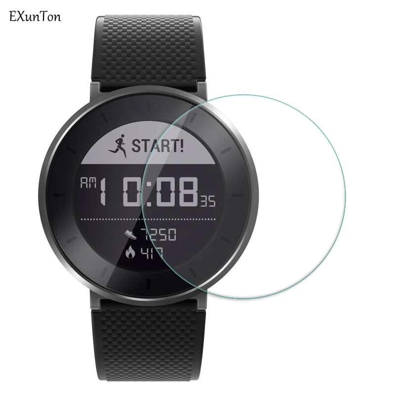 

EXUNTON 2PCS/LOT 2.5D Super Clear Watch Tempered Glass For Huawei Honor Watch S1 S2 Magic Screen Protector Film Rated 9H Glass