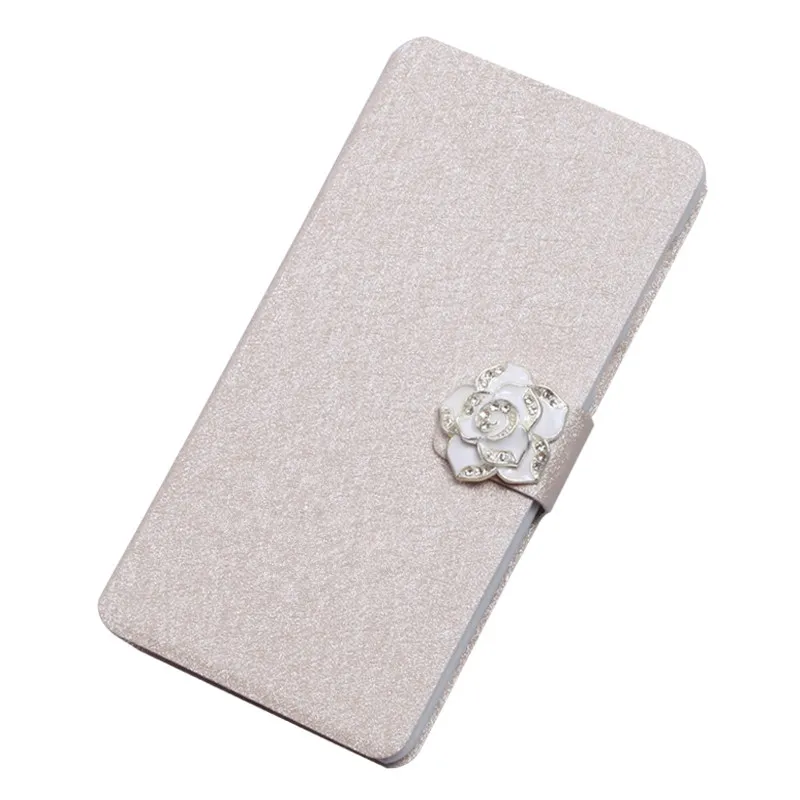 Gold Camellia Для Alcatel One Touch Pixi 4 5010 5010D 5045 5045D чехол из искусственной кожи флип-чехол Fudans чехол для телефона защитный чехол Capa Coque сумка - Цвет: Gold Camellia