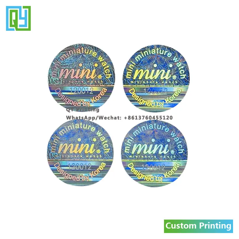 10000pcs 10x10mm Free Shipping Personalized 3D 2D Hologram Stickers Security Brand Mark Trademark Logo Serial Number Holo Labels |