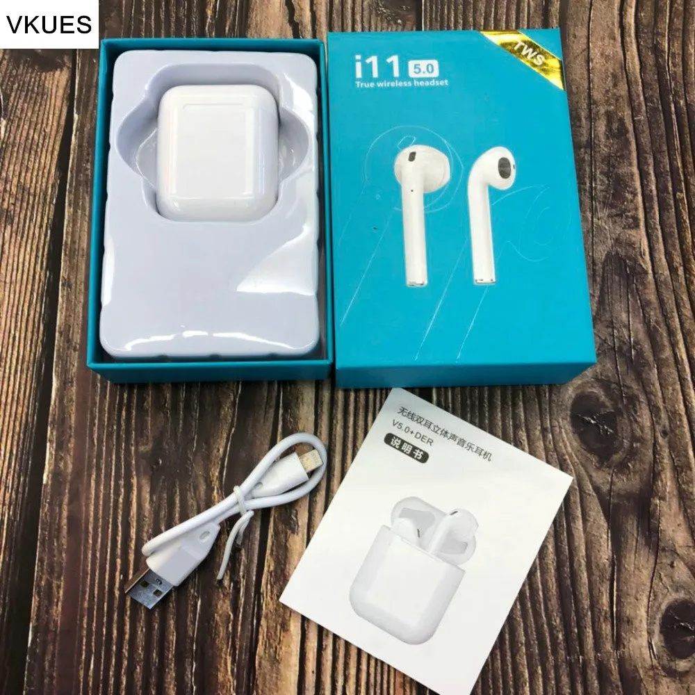 

i11 True Wireless earphone bluetooth headset i11 Tws 5.0 touch binaural sports earbuds touch control for iOS smart Android phone