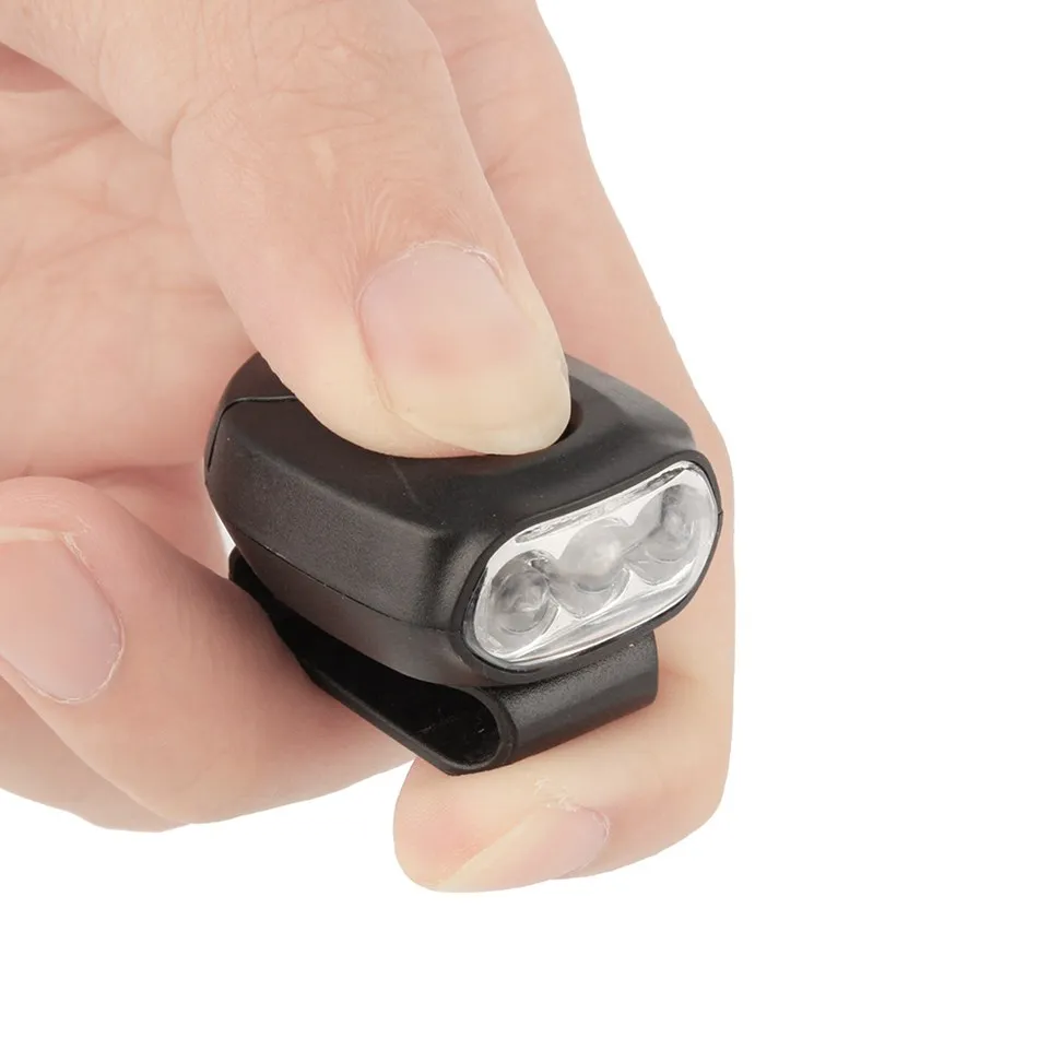 

3 LED Cap Lamp Portable Camping Fishing Hiking Lamp Hat Clip Light LED Headlight Outdoor Tool Head Lamp