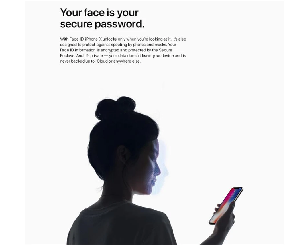 Apple iphone X Face ID 5," сенсорный экран 3 ГБ ОЗУ Hexa Core iOS A11 двойная камера 12 МП 4G LTE разблокированный iphone x Черный Белый