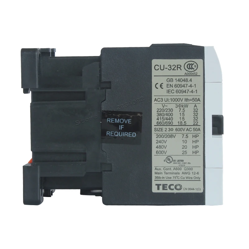 Ac Контактор AC24V 380 В 220 В 110 В CU-32R 3NO1NO1NC контакторы катушки