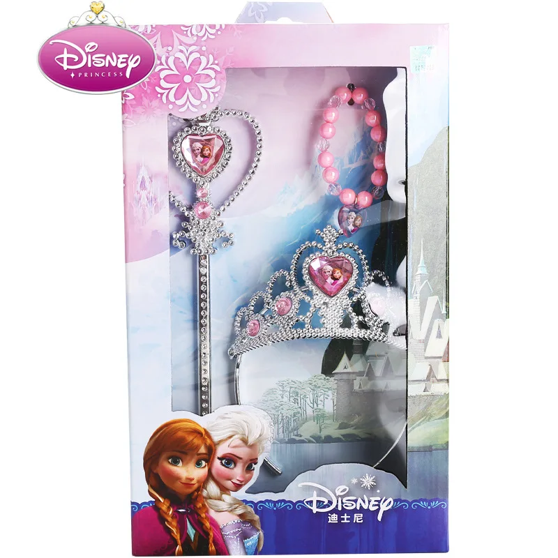 Disney pretend play Beauty Fashion Toys Frozen Crown Headdress Girl Princess Set Baby Bracelet Girl Jewelry Magic Wand gift Disney pretend play Beauty Fashion Toys Frozen Crown Headdress Girl Princess Set Baby Bracelet Girl Jewelry Magic Wand gift