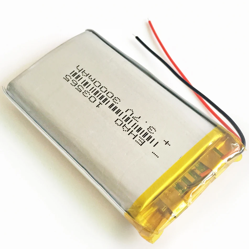 10 шт 3,7 V 3000mAh 103565 литий-полимерный аккумулятор для gps psp DVD электронная книга планшетный ПК ноутбук внешний аккумулятор