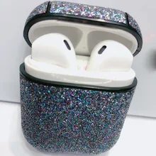 Роскошный декоративный чехол для Apple AirPods, чехол, аксессуары, беспроводные Bluetooth наушники, защитный чехол, сумка, чехол