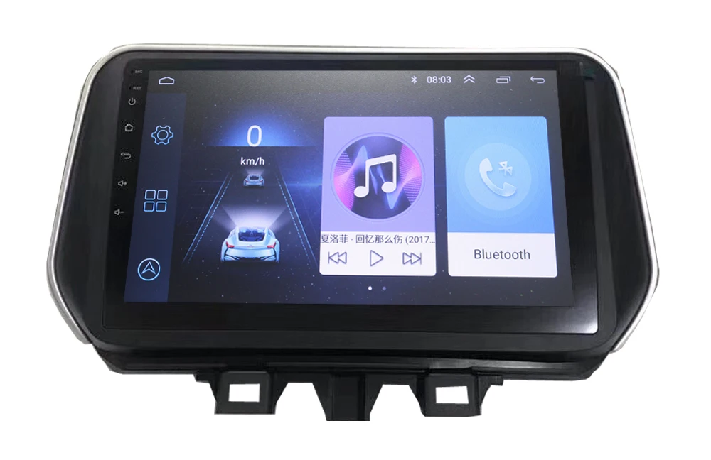 Cheap HANG XIAN 2 din Car radio for Hyundai Santa fe Tucson IX45 2018 car dvd player car accessory of autoradio 4G internet 2G 32G 1
