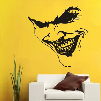 

POOMOO * funny smile face wall stickers quotes wall stickers home decor living room bedroom mural art waterproof wallpaper