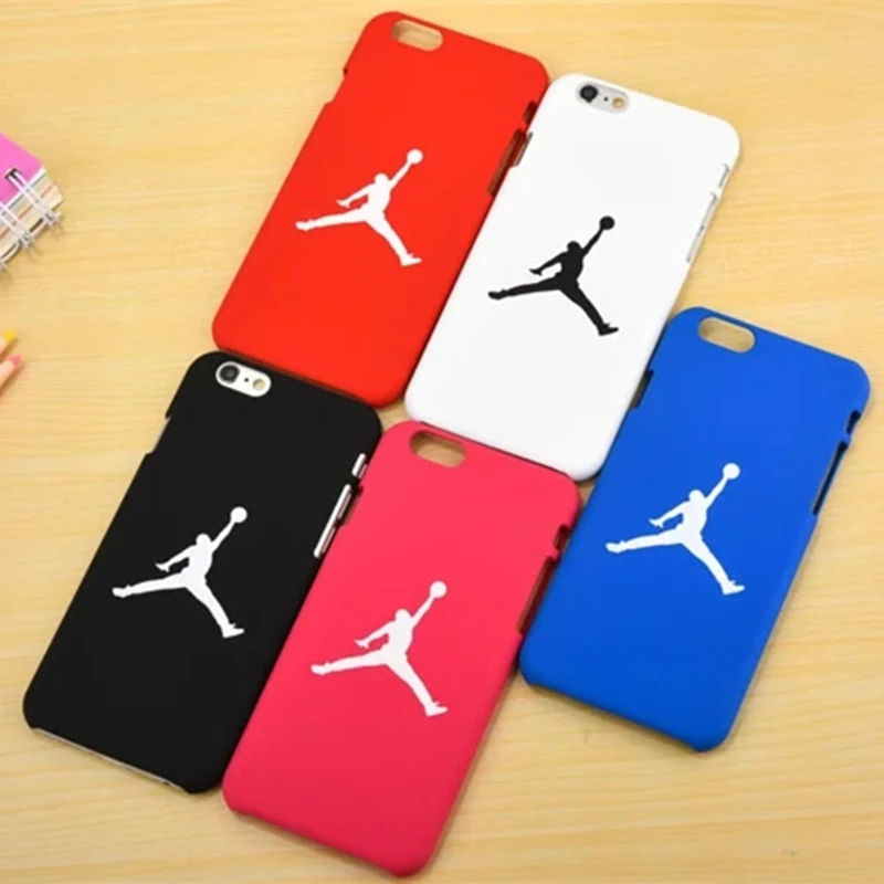 Jordan NBA Case Red Black Matte Phone Case for iphone7 6 6s 6 plus 5 5S SE