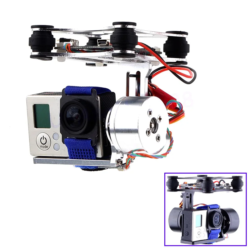 

Brushless Gimbal Camera Mount w/ Motor & Controller for Gopro3 FPV Aerial Photography for Rc Drone for DJI Phantom