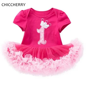 

1 Year Baby Girl Romper Summer Clothes Lace Tutu Petti Romper Dress Kids Jumpsuit Overalls Macacao Bebe Toddler Birthday Outfits