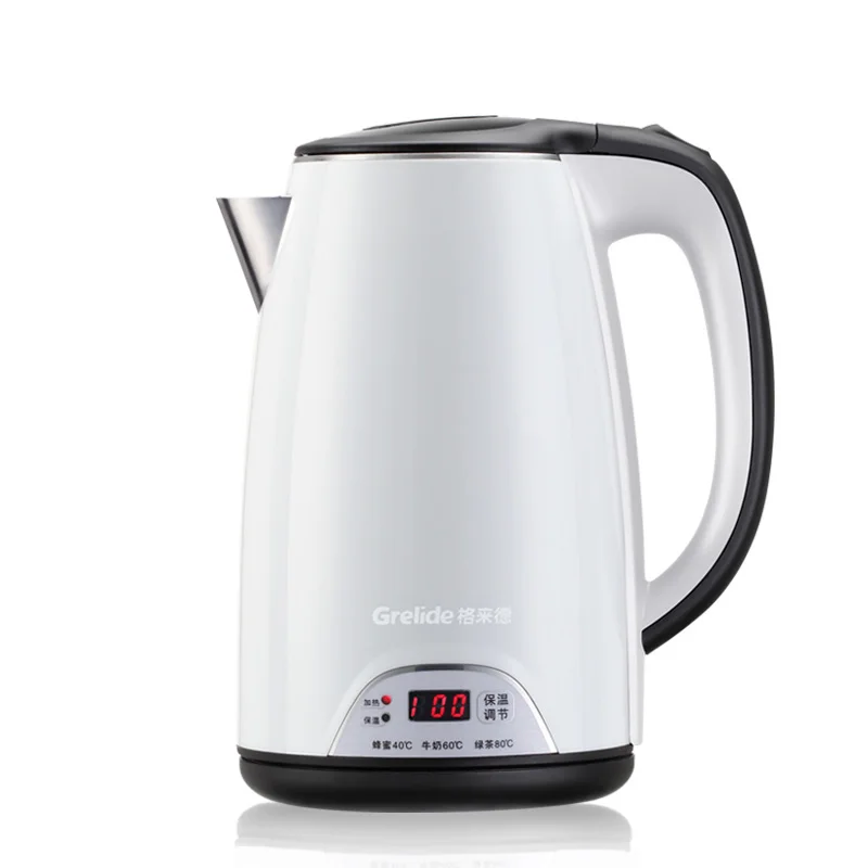 

Large Capacity Electric Kettle Home Electric Waterpot Stainless Steel Boiling Kettle Auto Power-off Insulation Water Teapot 1.7L