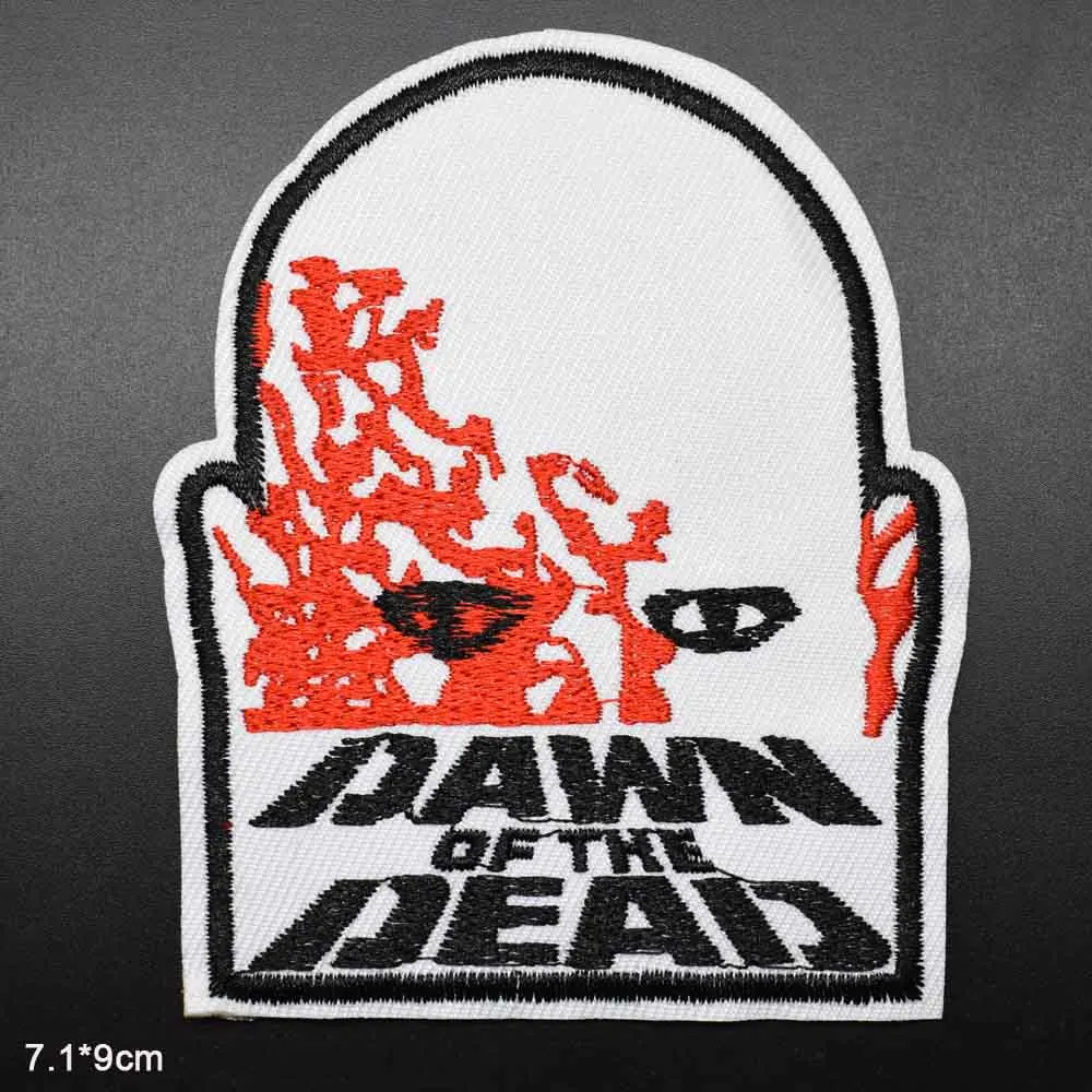

Dawn Of the Dead Iron On Embroidered Clothes Patches For Clothing Stickers Garment Wholesale