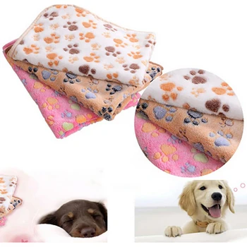 3 Sizes Cute Warm Pet Bed Mat Cover Towel Handcrafted Cat Dog Fleece Soft Blanket for Small Medium Large dogs Puppy Pet Supplies 2