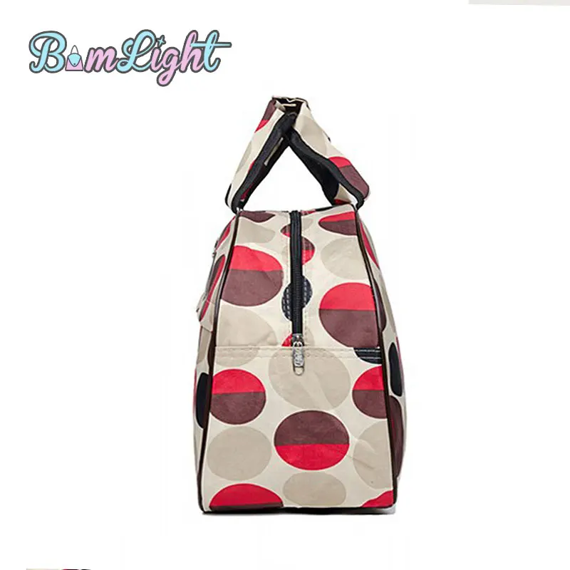 Bomlight большой емкости женские дорожные сумки Оксфорд водонепроницаемый багаж вещевой мешок печати повседневные дорожные сумки сумка на плечо ручная сумка