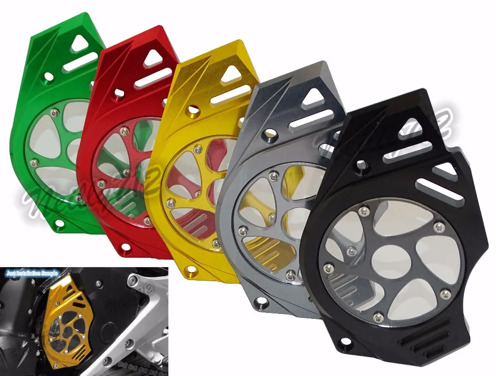 

waase Front Sprocket Chain Guard Cover Left Side Engine For Kawasaki KLE650 2006 2007 2008 2009 2010 2011 2012 2013 2014-2017