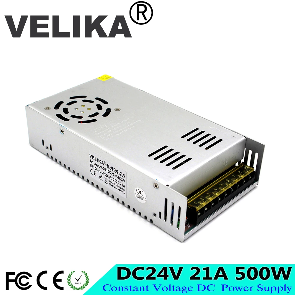 Импульсный источник питания DC12V 13 8 V 15V 18V 24V 27V 28V 30V 32V 36V 42V 48V 60V 500W светодиодный