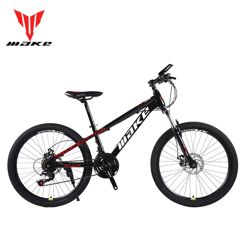 Clearance New Mountain Bike MAKE 24' 21 Speed Disc Brakes Steel Frame 2020 2