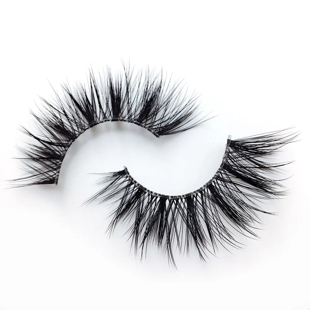 

2019 NEW Mink Lashes 3D Mink Eyelashes Invisible Band Natural Black Mink False Eyelash Full Strip cilios Reusable