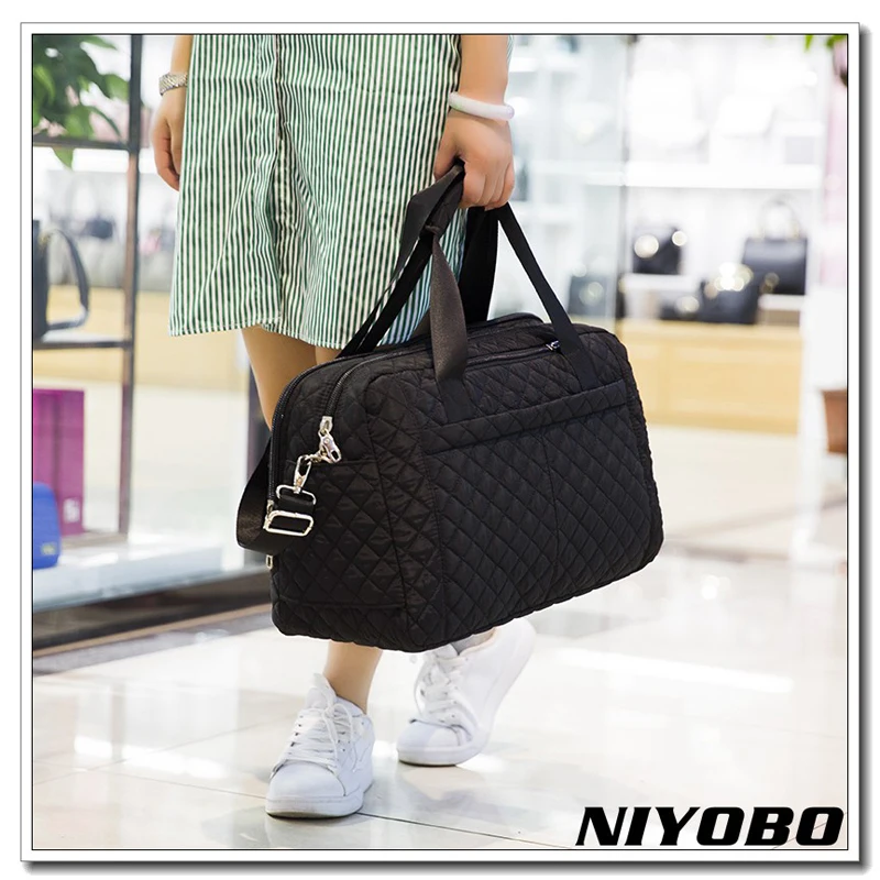 NIYOBO 2018 جديد وصول قدرة كبيرة النساء السفر أكياس الرجال حقيبة يد عارضة الكتف الأمتعة حقيبة الإناث اليد السفر حمل حقيبة