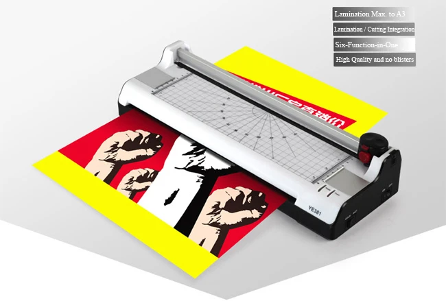 A3 Multi-functional 2 in 1 Photo Thermal and Cold Pouch Laminator with Paper Trimmer