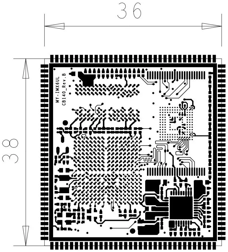 Для NXP Freescale I. MX6UL IMX6UL макетная плата CB140 основная плата