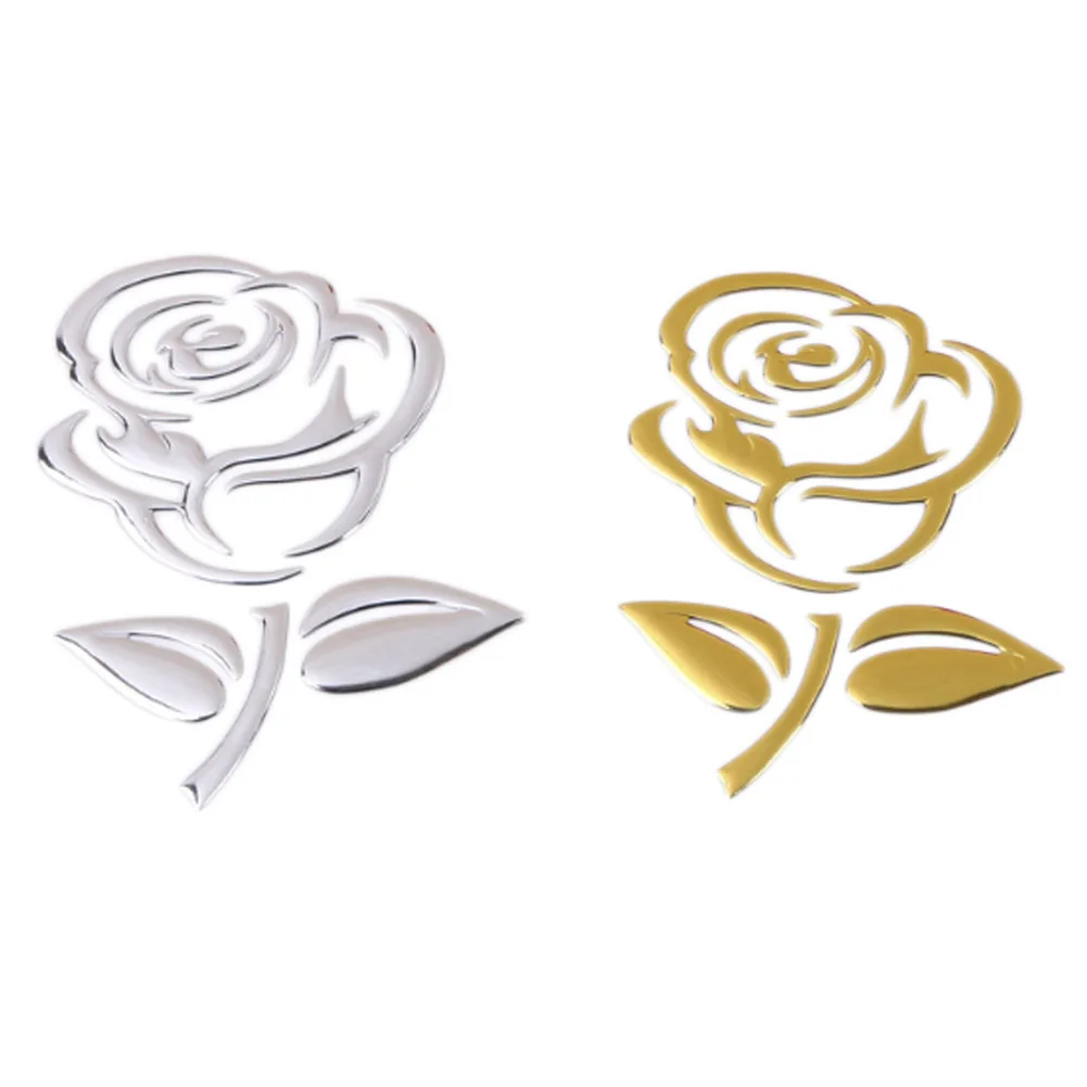 Car accessories PVC stickers 3D stereo rose car stickers Rose Pattern 3D car stickers decals