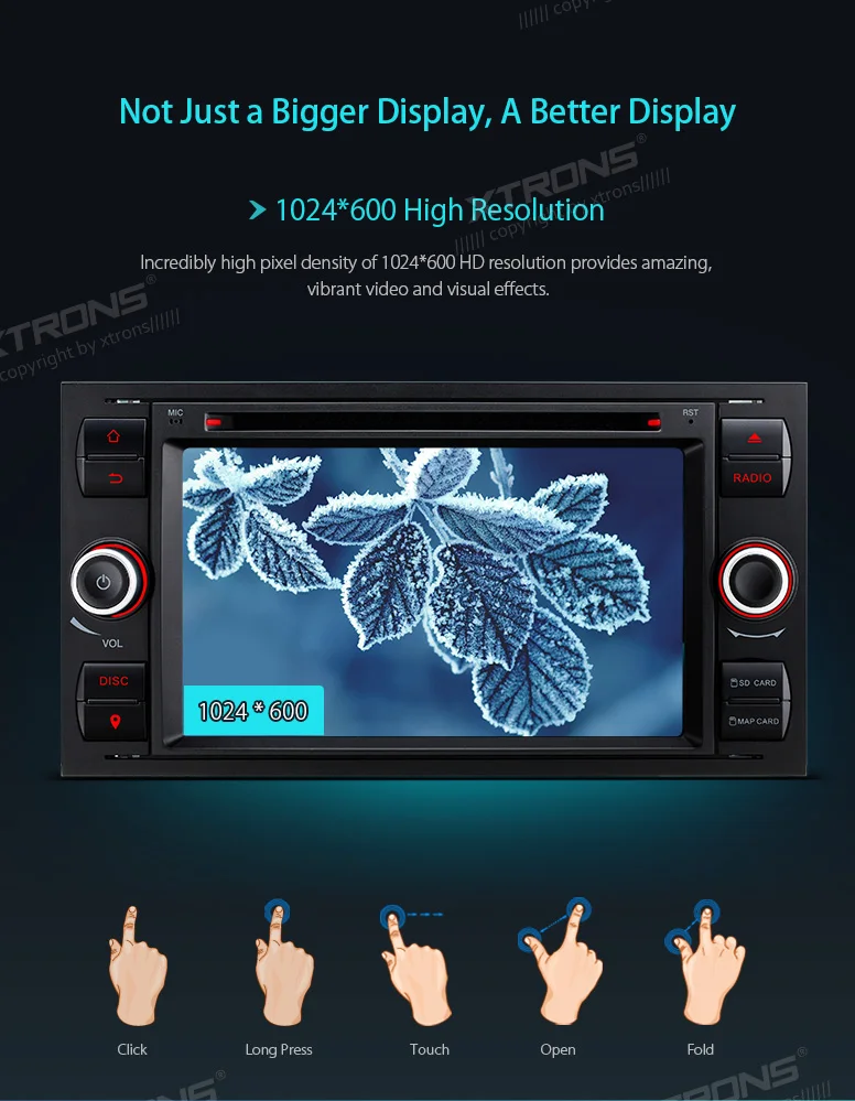 Perfect XTRONS 7" Android Radio Car DVD Player Head Unit Stereo GPS OBD Navigation for Ford Connect Fiesta Transit Fusion 2006 2007 2008 6