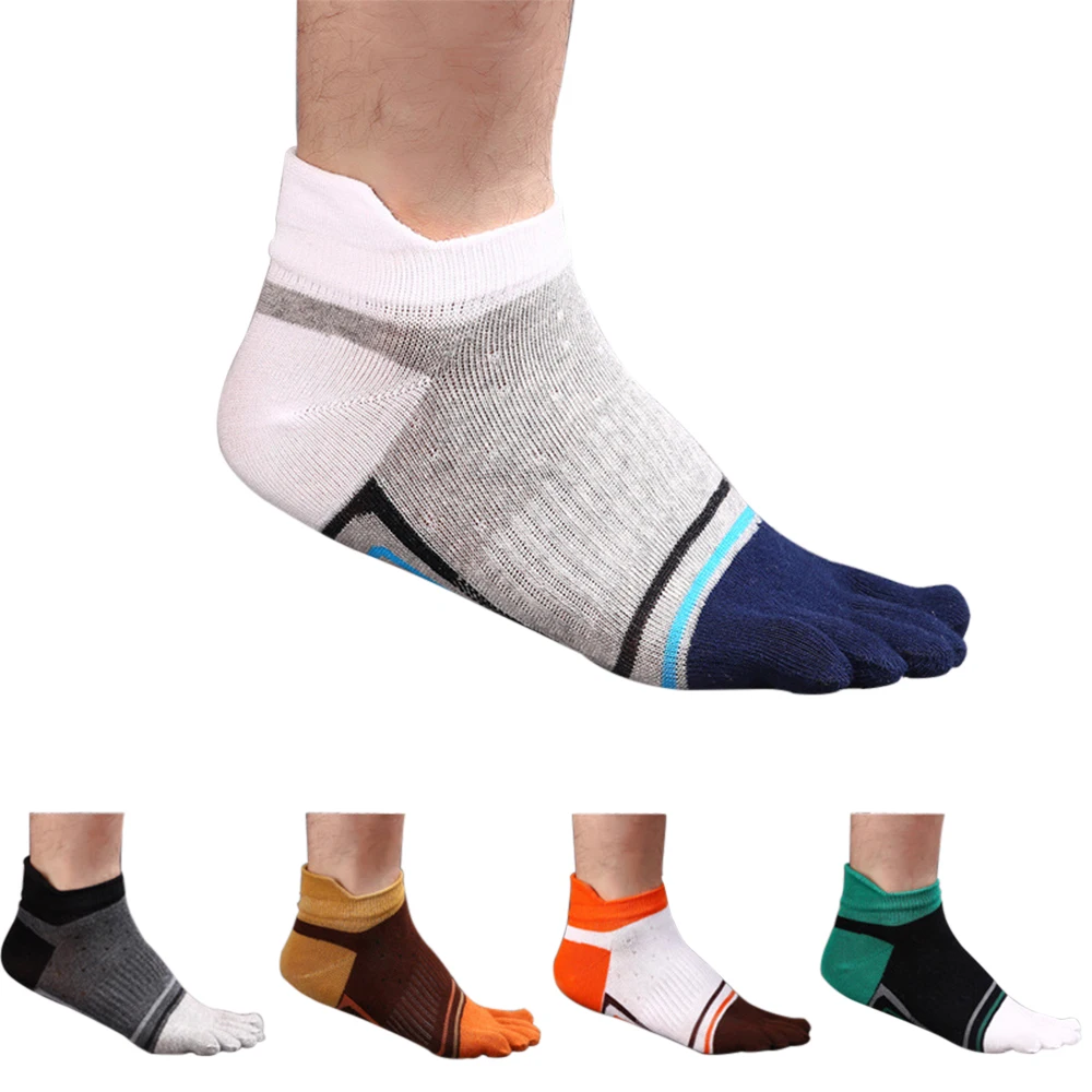 NXY Mens Five Fingers Socks 5pairs/set Crew Socks for Men High Quality ...