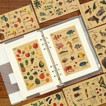 

36 pcs/Lot Vintage Kraft stickers Marks sticker for seal diary letter scrapbooking DIY Gift Stationery School supplies 6132