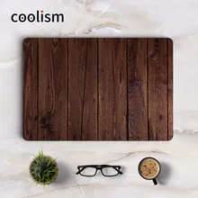 Кожа для ноутбука из коричневого дуба и древесины для Macbook Air Pro retina 11 12 13 15 дюймов Mac Dell hp Mi ноутбук Защитная Наклейка Наклейки