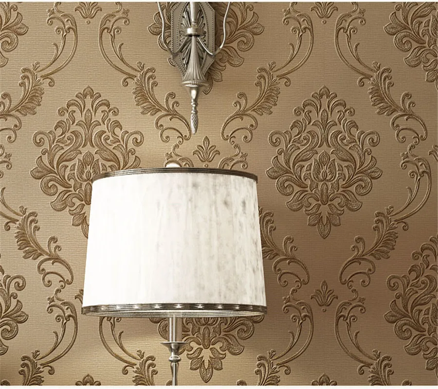 Beibehang Stereo European Damascus 3D Wallpaper mural Luxury Carving 3D Large Flower Bedroom Living Room Desktop Wallpaper roll Beibehang Stereo European Damascus 3D Wallpaper mural Luxury Carving 3D Large Flower Bedroom Living Room Desktop Wallpaper roll