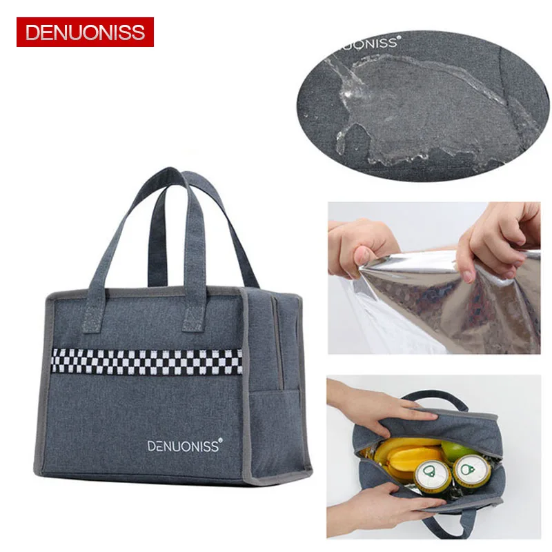 

Waterproof Soft Cooler Bag Insulated Soft Picnic Bag Lunch Box Cooler Tote with aluminum foil Liner Food Bags for Camping