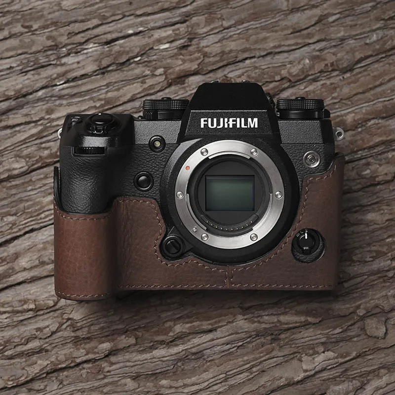 Полусумка для камеры Fuji X-H1 XH1 Mr.Stone натуральная кожа ручная работа боди