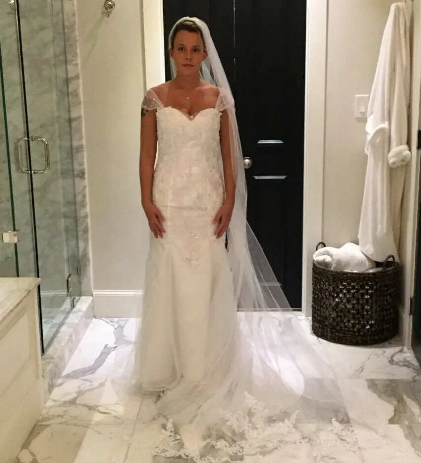 Свадебное платье 2017 люкс Настоящее Винтаж бисером Свадебные невесты Кружева