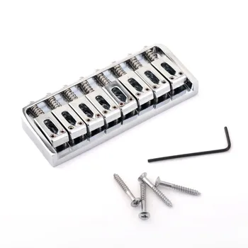 

Musiclily 8 String Electric Guitar Fixed Non Tremolo Bridge, Chrome
