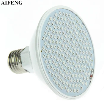 

AIFENG Led Grow Light Full Spectrum 200Leds SMD 3528 Grow Lights 14W E27 Led Bulbs 85-265V for Garden Hydroponic Plant Grow Tent