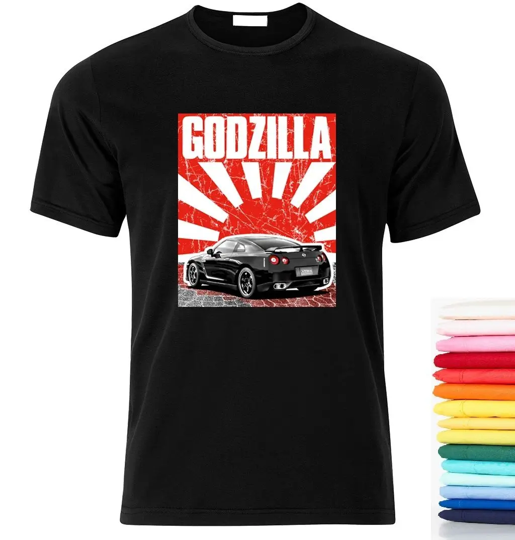 Nissan GTR R38 GT-R Skyline Годзилла Drift настройки JDM футболка weihnachtsgeschenk | Мужская одежда